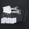ChiMunllin 120PCS Body Piercing Kit Surgical Steel 14G 16G 20G BCR CBR Labret Lip Rings Cartilage Daith Earrings Nose Septum Nose Studs Belly Button Rings Jewelry Needles Gloves Clamps Tools