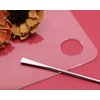 ONLYKXY 2 Pieces Makeup Palette and Spatula, Acrylic Cosmetic Palette, Nail Art Eye Shadow Lipsticks Mixing Makeup Tools