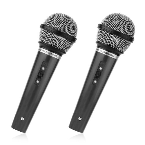 2pcs Fake Microphone, Plastic Microphone Kids Microphone Toy Kids Play Microphone Pretend Play Toys Simulate Speech Microphone Microphone Model for Costume Prop Toddlers