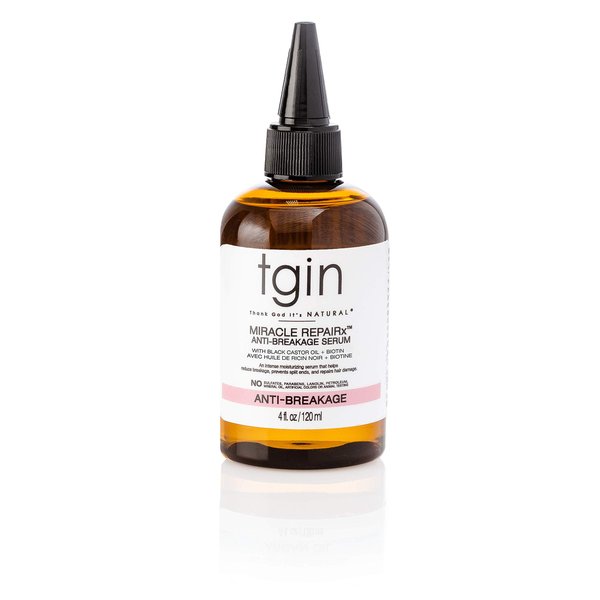 tgin Miracle RepaiRx Anti-Breakage Serum Daily Moisturizer For Natural Hair - Dry Hair - Curly Hair - 4 Oz
