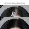 RED by Kiss Quick Cover Root Touch Up Stick Type Water-Resistant Temporary Gray Concealer Cover Up Brush for Hair and Beard (Black)