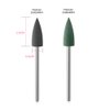 KADS 12X Silicone Nail Drill Bit 3/32" Rotary Burr Head Cuticle Clean File for Nail Art Salon Manicure