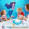 3 in 1 Mermaid Soap Making Craft Kit Kids Toy, STEM Art and Craft Science Toy for Toddler, Dig Soap with Silicone Mold,Fragrances, Best Educational Craft Activity, Birthday Easter Gift for Girl Boy