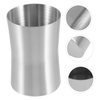 Cabilock 2pcs Stainless Steel Toothbrush Cup Multi-Functional Bathroom Tumbler Travel Mouthwash Holder for Adults Lightweight and Design Easy to Clean and Organize Toiletries