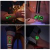 Yobbai Luminous Temporary Tattoos For Kids, Waterproof Tattoo Sticker Mixed Styles Spaceship Astronaut Alien Unicorn Dinosaur, Glow Tattoo for Boys and Girls Party Supplies