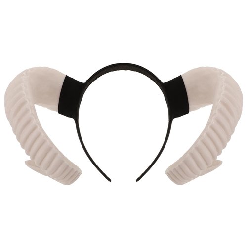 Homoyoyo Sheep Horn Headband Cosplay Hair Accessories Costumes Hair Clips Cosplay Outfits Gothic Antelope Horn Headband Headdress for Party Performance Hair Hoop Flash Trumpet Big Horn Goat