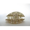 Generic Gold colorful glitter marbled hair claw clip