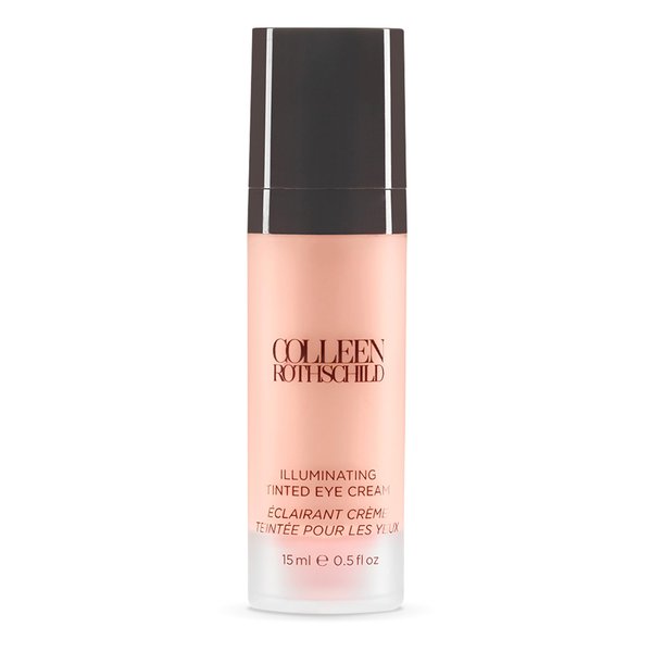 COLLEEN ROTHSCHILD Illuminating Tinted Eye Cream | Instant Brightening Effect | Nourishes & Targets Dark Circles | With Hyaluronic Acid, Caffeine, Pearlized Pigments & Peptides (0.5 fl oz)