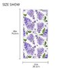 Summer Purple Lavender Soft Hand Towels 30x15,Decorative Spring Cute Floral Flower Fingertip Kitchen Dish Towels Washcloth for Bathroom, Hotel, Gym and Spa