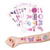 Y2K 2000 Temporary Tattoos for Teen Girls | 96PCS Birthday Party Decorations Supplies Party Favors 00s Pink Cute Gifts Classroom School Prizes Themed Christmas Tattoos Sticker