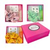 Jazzie Hot Pink Valentine's Day Surprise Mystery Boxes For Girls - Hair Scrunchie - Lip Gloss - Earrings - Mystery Makeup Box - Valentines Gifts For Her