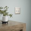 Franklin Brass Classic Architecture Wall Plate, Satin Nickel Double Switch Cover Switch Cover, 1-Pack, W35220-SN-C