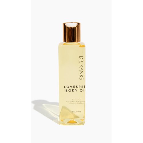 Dr.Kanks Lovespell Body Oil | Keeps your body moisturized for 24 hours. Perfect for ashy and dry skin. Dry oil that is non-sticky and non-greasy 4 oz