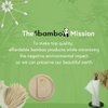 Ibambo 100% Bamboo Cutlery Set - 100 Biodegradable Utensils (50 Forks, 25 Spoons, 25 Knives) | Reusable or Disposable Bamboo Flatware | Compostable FSC Certified Utensils for Weddings, Camping, Party
