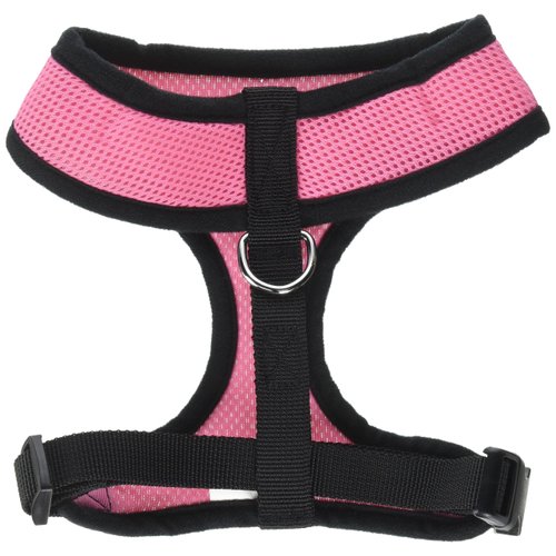 Casual Canine Pastel Mesh Dog Harness, Medium, Pink