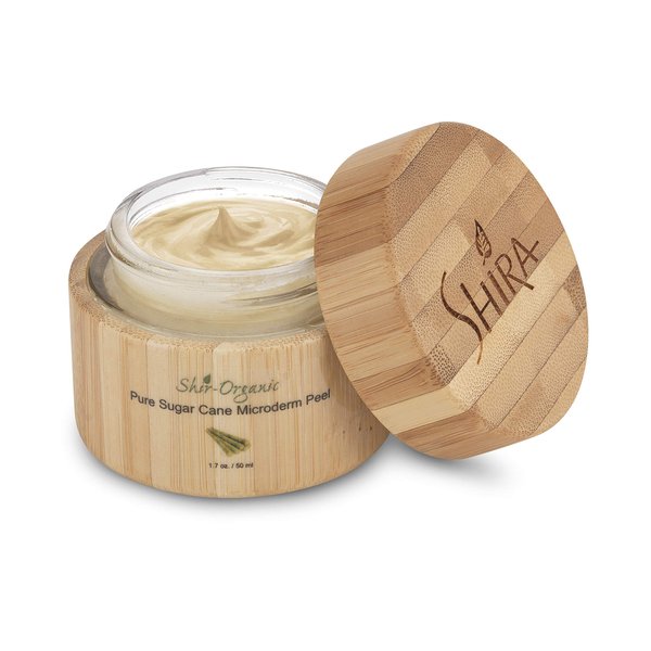 Shira Shir-Organic Pure Sugarcane Microderm Peel Loosens And Dissolves Dead Skin Cells Reveals Hydrated and Youthful-Looking Skin - All Skin Types (50 ml.)