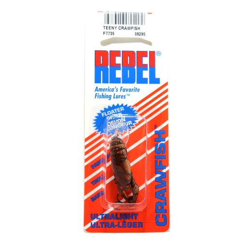 Rebel Teeny Wee Crawfish Fishing Lure - Cajun Crawdad