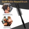 Hair Brush for Men, DUAIU 7Pcs Combs for Men, Hair Styling Comb Set with Vent Hair Brush, Quiff Round Hair Brush, Wide Tooth Comb, Texture Comb for Blow Drying, Detangling, Grooming, Hairdressing