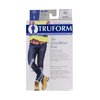 Truform - 1934BL-S Compression Socks, 20-30 mmHg, Men's Gym Socks, Knee High Over Calf Length, Black, Small