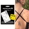 INKARTLINK Semi Permanent Tattoos, temporary tattoos, multiple designs, adult art designs, party favors, waterproof, realistic, no adhesive, no reflective, lasts 1-2 weeks (Snake, Dragon,Butterfly)