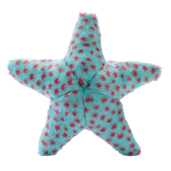 Fluff & Tuff Ally Starfish Plush Toy for Small Dogs, 9 Inch, Durable and Machine Washable