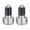 Dannisly 2Pcs Motorcycle Handlebar Ends, 22mm (7/8") Handle Bar Slider Caps Weight Plugs CNC Aluminum, Universal Fits for 7/8" Handlebar (Silver)