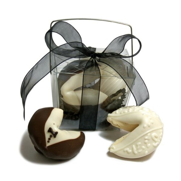 Bride & Groom Fortune Cookies- Take Out Pail of 2