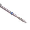 MZCMSL Flame Shape Diamond Cuticle Nail Drill Bit Set, 6pcs Pro Manicure Drill Bits for Nail Prep, 3/32 Shank efile Bit(Fine+Medium)
