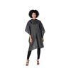 Betty Dain Whisper Styling Cape, Lightweight Fabric, Water Resistant Nylon, Snap Closure, Easy Care, Wrinkle Free, Black, 45 inches wide x 55 inches long