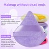 8 Pieces Triangle Powder Puff Face Soft Triangle Makeup Puff Velour Cosmetic Foundation Blender Sponge Beauty Makeup Tools