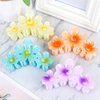 Amariver 4PCS Flower Hair Claw Clips for Women Plumeria Flower Hair Clips Non-slip Cute Claw Clips Flower Hair Clip for Thick Thin Hair Strong Hold Hair Claws Hair Accessories for Women Girls