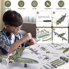 LILCRUIBAO STEM Projects for Kids Ages 8-12 12-16, 258 Pieces Erector Sets Airplane Model kit, Model Aircraft Metal Building Toys Birthday Christmas Gifts for 10-14 Year Old and Up Boys Girls Adults