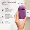 EcoBlossom Reusable Menstrual Cup and Case - The Most Reliable Medical Grade Silicone Period Cups - Comfortably use for 12 Hours (Small (Pack of 2), Gray Cup & Case)