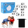 BYDEAS The Dice Game with Magnetic Force, Crossword Solitaire Game New Upgraded 12 Game Word Dice, Letters Set Word Games Suitable for Family Gatherings, Parties, Camping, Travel Scrabble