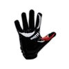 Taqcha Youth Villain Football Gloves - Tacky Grip Skin Tight Youth Football Gloves - Pro Elite Super Sticky Receiver Football Gloves - Youth Sizes (Youth M - L)