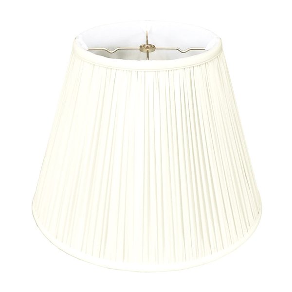 Royal Designs Deep Empire Gather Pleat Basic Lamp Shade, Antique Gold, 9 x 18 x 14