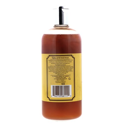 Taylor of Old Bond Street Sandalwood Moisturizing Bath and Shower Gel, 500 ml