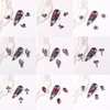 32 PCS Halloween Nails Charms 3D Alloy Spider Skull Nail Art Supplies for Acrylic Nails Dark Black Cross Moon Nail Gems and Charms Nail Jewelry for Women Halloween DIY Nail Art Decoration Accessories