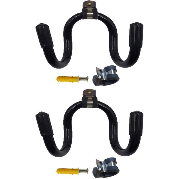 Pmsanzay Universal Adjustable Sword, Wall Hook Display Hanger Wall Mount Display Stand Collection Rack for Sword,Dagger,Axe,Keyblade, etc —2 Pack— No Sword — Vertical/Horizontal Display