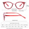Yuluki 5 Pack Reading Glasses Blue Light Blocking for Women，Fashion Ladies Computer Readers with Spring Hings,Anti Glare/Eyestrain Eyeglasses 1.25