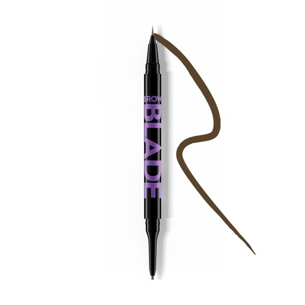 Urban Decay Brow Blade 2-in-1 Eyebrow Pen & Waterproof Pencil (Neutral Nana - Neutral Brown), Smudge-proof, Transfer-resistant, Brow Ink Stain & Creamy Brow Pencil, Vegan, Cruelty-free - 0.01 oz