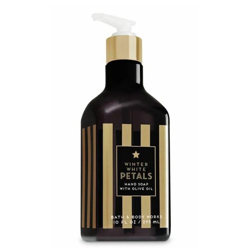 Bath Body Winter White Petals Gentle Foaming Hand Soap | 10 Fl Oz | Scented with Natural Essential Oils