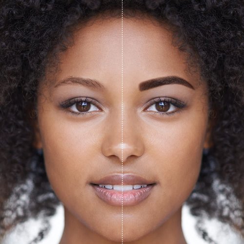 iMethod Eyebrow Stamp and Eyebrow Stencil Kit - Eyebrow Stamping Kit for Perfect Eyebrow Makeup, Eyebrow Pomade, 20 Eye brow Shaping Kit, Easy to Use, Long-Lasting, Brown