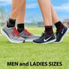 TechWare Pro Plantar Fasciitis Sock – Therapy Grade Targeted Cushion Compression Socks Men & Women. Ankle Brace Foot Sleeve & Arch Support for Achilles Tendonitis & Heel Pain Relief (Blk/Gry SML)