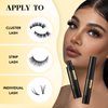 Lash Remover for Cluster Lashes 5ML Lash Cluster Remover Lash Glue Remover for DIY Lash Extensions Self-Use Gentle Remover for Individual Lashes