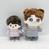 niannyyhouse 10cm 15cm 20cm Plush Doll Clothes Solid Pants Flip Over Jeans Soft Stuffed Plush Toy Dress Up Accessories (b2, 20cm)