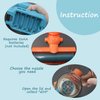 YoCool Kids Vacuum That Really Works Aged 3+ Cordless Baby Vacuum Cleaner Toddler Cleaning Set Suction Toys for Baby Girl Boy (Blue and Yellow)