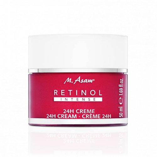 M. Asam RETINOL 24h Cream - Face Cream against wrinkles, anti-aging face moisturizer with retinol, day cream & night cream stimulating collagen production, facial care for all skin types, 1.69 Fl Oz