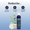 Sulfate Free Hard Water Shampoo - Deep Clarifying Shampoo for Build Up of Product and Minerals with Five Cleansing Mint Essential Oils for Replenishing Hydration and Hair Shine - Vegan & Cruelty Free
