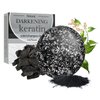 Hair Darkening Shampoo Bar, Grey Reverse Deep Cleansing Scalp Massage Hair Regrowth Keratin Shampoo Bar Anti Hair Loss for Grey Hair(Polygonum Multiflorum for Grey Hair)